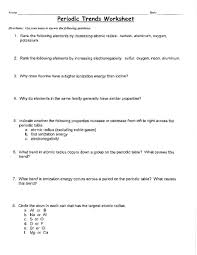So in this article today we will share the worksheet, puzzles, colouring activities, reading worksheets and basic answer keys that will help you a lot to solve most. 9 Literarywondrous Periodic Trends Worksheet Answer Nursery Pattern Writing Pdf 1st Std Maths Preschool Fire Drill Printables Pre K Summer Homework Sheets Calamityjanetheshow