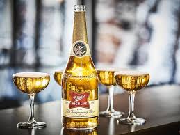 The Champagne Of Beers Will Come In Champagne Bottles For The Holiday Season Champagne Bottles Champagne Miller High Life