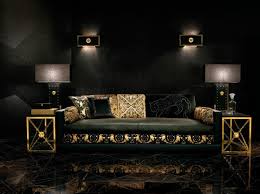 The home features many colorful and finely detailed empire furnishings, all in a trademark versace look. Versace Furniture And Brand Accessories For The Home A Spicy Boy