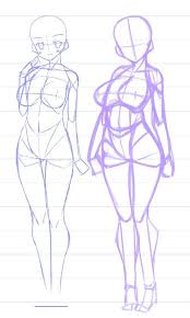 Scrub through the animation timeline and find a reference pose to help you with drawing the female body. Anime Female Body Anatomy Materi Pelajaran 5
