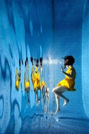 Perspective And Light Help Turn The Surface Of Water Into A Magical Mirror Underwater Portrait Underwater Photography Pool Underwater Photography