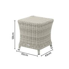 The monterey coffee table set comes in a rich, dark finish and features wrought iron decorative hardware. Bramblecrest Monterey High Coffee Table With Ceramic Top Rmst2c Garden Furniture World