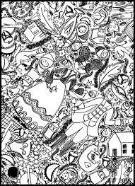 We have a brand new set of winter doodle coloring printables for you! Doodle Coloring Pages For Adults Summer Coloring Pages Coloring Coloring Home