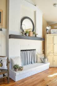 Can i frame around the firebox (up to the existing side opening) with wood 2x4 studs as. Easy Diy Fireplace Cover