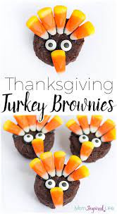 No Bake Brownie Turkey Treats For Thanksgiving Thanksgiving Desserts Kids Thanksgiving Treats Kids Thanksgiving Treats