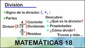 División — Matemáticas18