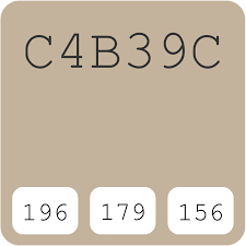 Barcelona beige has an lrv of 47, so while it isn't a medium tone, it is not as light as more 'typical' beige paint colours. Sherwin Williams Barcelona Beige 7530 C4b39c Hex Color Code Rgb And Paints