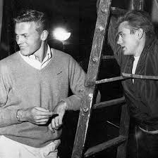 Tab Hunter and James Dean | Tab hunter, Anthony perkins, Hollywood ...