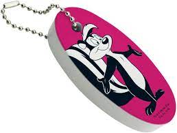 Amazon.com: GRAPHICS & MORE Looney Tunes Pepe Le Pew Floating Keychain Oval  Foam Fishing Boat Buoy Key Float : Clothing, Shoes & Jewelry