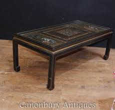 Buy ethan allen mirabelle chinoiserie coffee table, black chinoiserie: Chinese Black Lacquer Coffee Table Chinoiserie