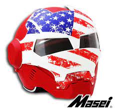 Masei Us Patriots 610 Motorcycle Harley Chopper Dot Helmet Free Shipping Worldwide Motorcycle Helmets Custom Motorcycle Helmet Open Face Helmets