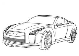 Nissan Gt R Coloring Page From Nissan Category Select From 24652 Printable Crafts Of Cartoons Nature Animals Bibl Cars Coloring Pages Car Colors Nissan Gtr