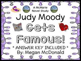 Come have fun with this beautiful coloring page of pocoyos best friend. Judy Moody Gets Famous Megan Mcdonald Novel Study Comprehension 31 Pgs