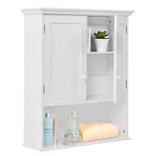 Small bathroom storage corner floor cabinet with doors and shelves,thin toilet vanity cabinet,narrow bath sink organizer,towel storage shelf for paper holder,white by aojezor. Costway Wall Mount Bathroom Cabinet Storage Organizer Medicine Cabinet Kitchen Laundry White Grey Walmart Com Walmart