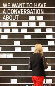 Dialogue Provoking Installations In 2020 Conference Design Interactive Walls Interactive Exhibition