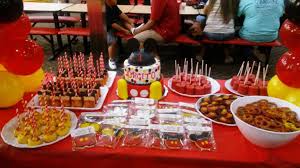 Mickey Mouse Snack Table Mickey Mouse Snacks Mickey Mouse Birthday Party Mickey Mouse Birthday
