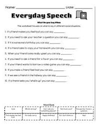 No Prep Social Skills Conversation Topic Bundle Social Skills Speech Therapy Worksheets Topic Worksheets