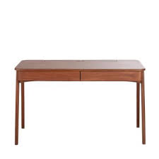 Mesa escritorio de melamina natural 120x75 cm Erik