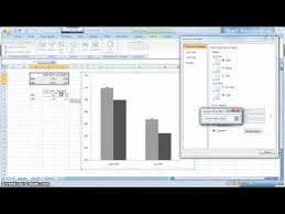 Apa Style Graph In Excel 2007 Youtube