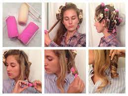 Using Foam Rollers For Curls Without Damaging Heat For Beautiful Hairstyleseasy Hairstylesforwomen Ha Curls Without Heat Hair Without Heat Curled Hairstyles