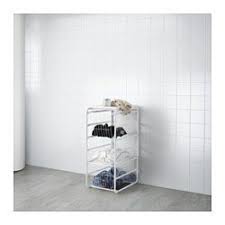 Hang the wall uprights from the mounting rail, correctly space them and then secure them to the wall. Algot Frame With 3 Wire Baskets Top Shelf White Ikeapedia