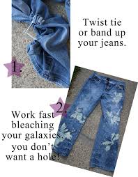 If you like this tutorial, check out my post on how to bleach tie dye your jeans! Dyed Bleached Galaxy Print Jeans How To Make Jeans Dyeing And Bleaching On Cut Out Keep