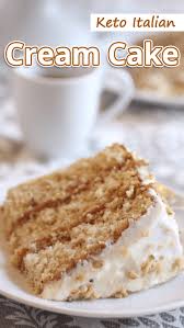 Keto Italian Cream Cake Recommended Tips Recipe Low Carb Cake Italian Cream Cakes Keto Dessert Recipes