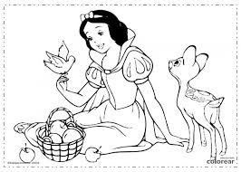 Blanca Nieves Para Colorear