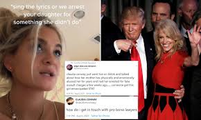 As some may have heard, the conway family might be moving to washington d.c. Claudia Conway 15 Claims Mom Kellyanne Had Her Arrested For Fake Assault Charges Daily Mail Online