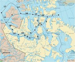 The map at the top of this page shows possible routes through the northwest passage. Navigable Windows Of The Northwest Passage Sciencedirect