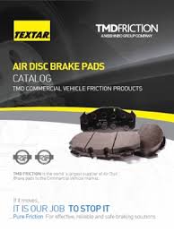 Tmd Friction Launches Textar Air Disc Brake Pads Catalog For