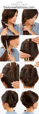 Two others for the side of my hair when i want to wear it down, and this one for the twist up do that i. Daily New Fashion Easy French Twist Hair Styles Twist Hairstyles Long Hair Styles