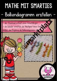 Mathe Mit Smarties Ein Diagramm Erstellen Unterrichtsmaterial Im Fach Mathematik Diagramm Erstellen Mathe Diagramm