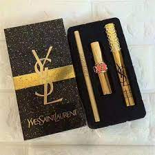 We're so sorry, the item(s) you selected falls under the dangerous goods category and cannot be shipped to east malaysia. Ori Rejected Yves Saint Laurent Lips Eyes Gift Set Of 3 Limited Edition Shopee Malaysia