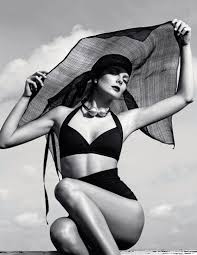 Abbey lee kershaw, ana beatriz barros, catherine mcneil, daisy lowe, eniko mihalik, georgina stojiljkovic, gracie carvalho, lily cole, marloes horst, miranda kerr & rosie. Pin By Caroselle Black On Retro Swimsuit Vintage Beachwear Editorial Fashion