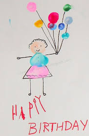 Birthday Card For Grandmother By Kids Thumbprint Card So Cute For A Birthday Birthday Card Craft Cool Birthday Cards Birthday Cards Diy