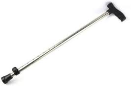 Brazos™ free form iron bamboo walking stick hiking trekking pole cane. 63 Off On Magna Height Adjustable Iron Single Walk Stick Ss Coated Walking Stick On Flipkart Paisawapas Com