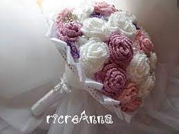 Tanti fiori all'uncinetto per te <3. Pin Su Bouquet Sposa All Uncinetto Bridal Bouquet Crochet