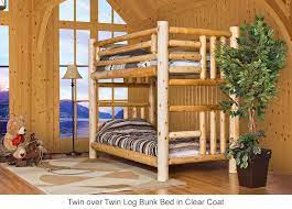 Wide range of bunk bed and other furniture with free shipping. Log Bunk Bed