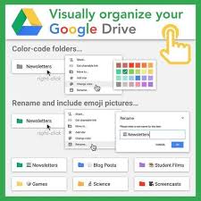 Transform Google Drive S Typical Listing Of Gray Folders Into A Visual Extravaganza You Can Right Click Each Fol With Images Google Education Google Training Teacher Tech