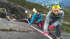 Constantly referred to as kk, it is on the west coast of sabah within the west coast division. Lady Team Climbing Mount Kinabalu Via Kota Belud Trail Youtube