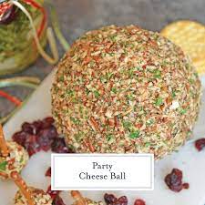 This Cheese Ball With Cream Cheese Is A Classic Party Cheese Ball Recipe Made With Simple Ingredients A Mus Cheese Ball Recipes Cheese Ball Cream Cheese Ball