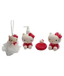 Hello kitty baby maternity for mom mommy baby little one bump pregnant pregnancy due date gender reveal birthday birth time grandcreationstation 4.5 out of 5 stars (55) $ 21.99. Hello Kitty Character Bathroom Set For Kids Bath Toy Buy Hello Kitty Character Bathroom Set For Kids Bath Toy Online At Low Price Snapdeal