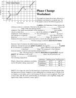 Phase Change Worksheet Answer Key Worksheets Answers Answer Keys
