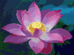 Number of colors used in this chart: 51 Lotus Ideas Cross Stitch Flowers Cross Stitch Patterns Cross Stitch