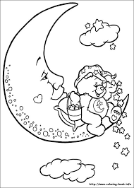 Download and print these care bears free coloring pages for free. The Care Bears Coloring Picture Bear Coloring Pages Coloring Pages Moon Coloring Pages
