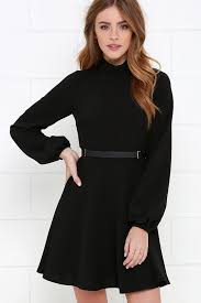Got The Notion Black Long Sleeve Dress Long Sleeve Dress Black Long Sleeve Dress Dresses With Sleeves