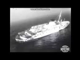 andrea doria sinking footage youtube
