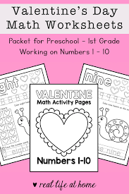 Also see our time worksheets. Valentine S Day Math Worksheets For Preschool 1st Grade