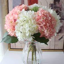 These artificial hydrangeas are made of both silk and plastic to give you a unique, yet durable, style for your overall home decor. Autumn Silk Hydrangeas Artificial Flowers Wedding Flowers Bridal Bouquets Decoration For Table Home Fake Flowers Outdoor Craft Artificial Dried Flowers Aliexpress